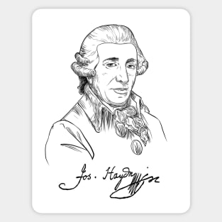 Joseph Haydn, Austrian composer, Classical music Sticker